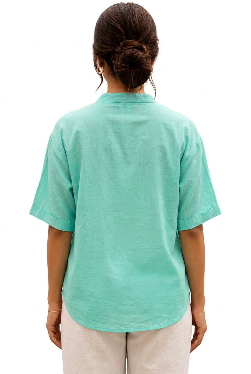 Sea Green sequin Top