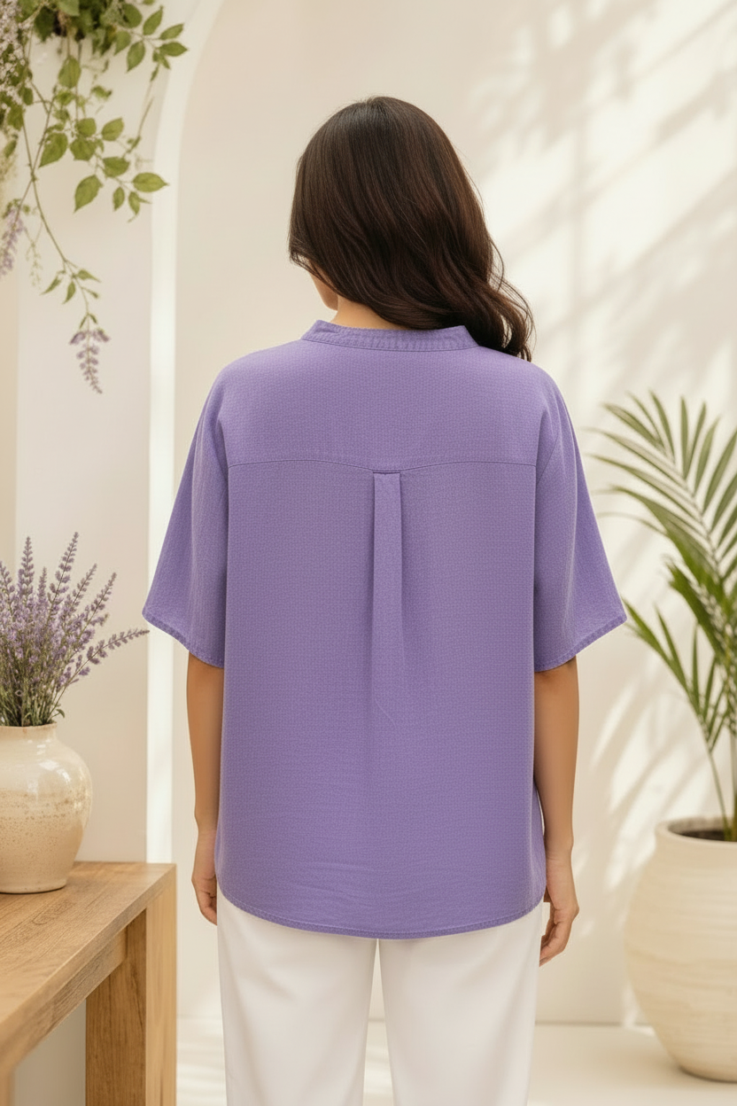 Mauve Sequin Top