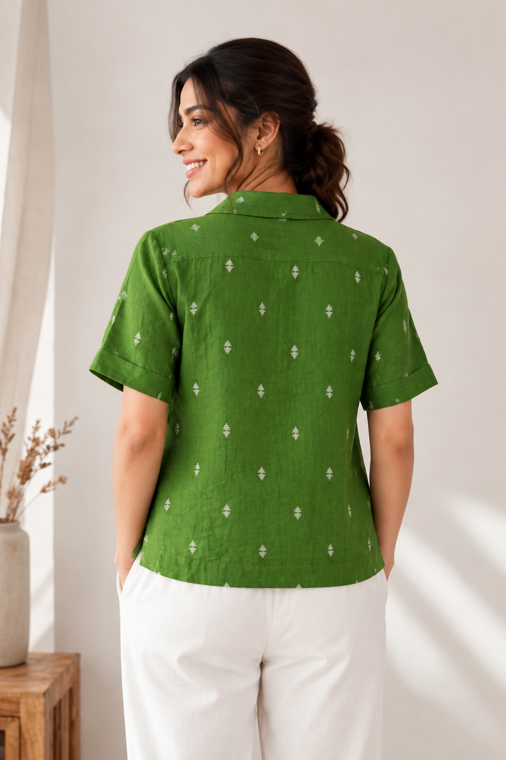 Green Collar Top