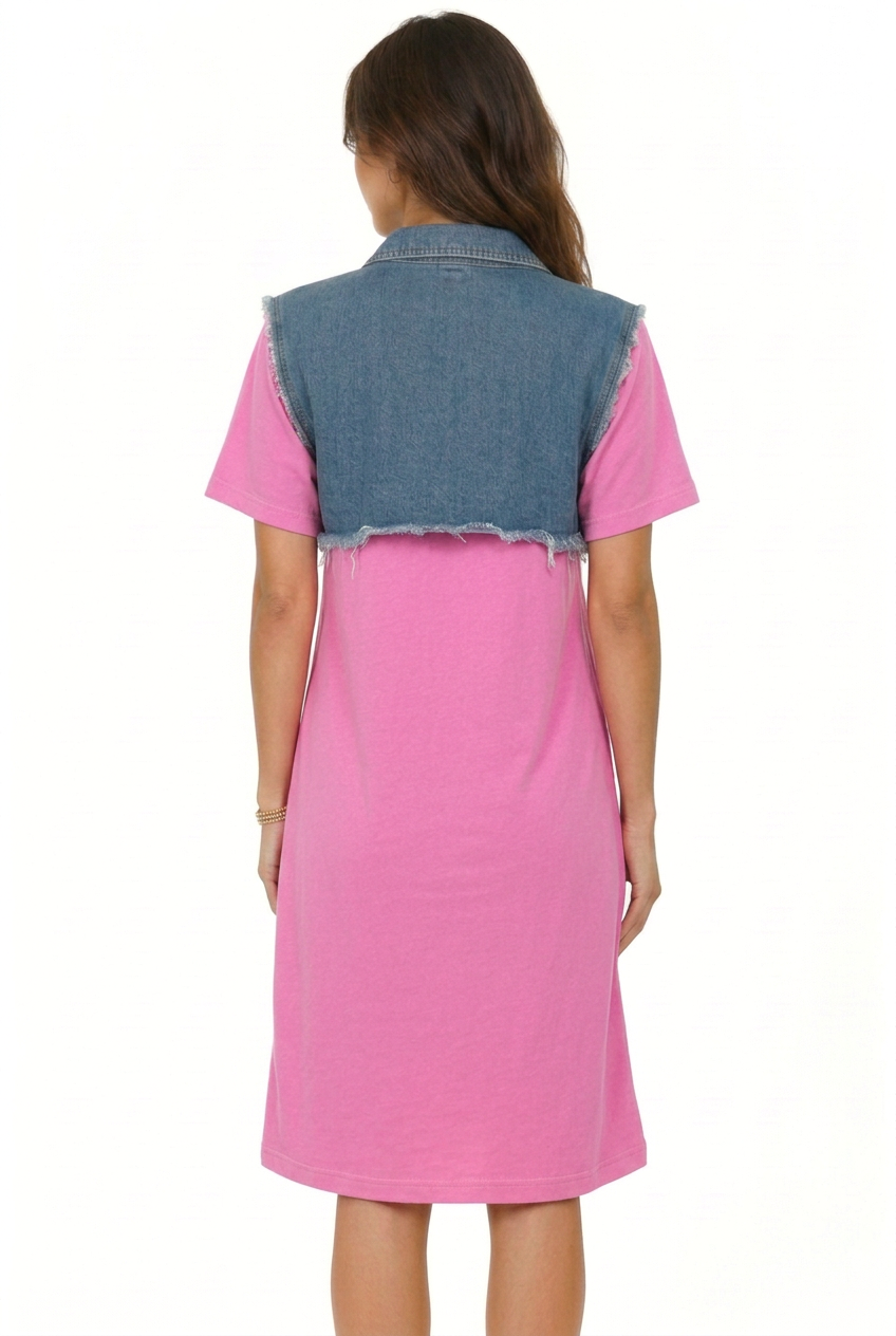 Denim Short Dress