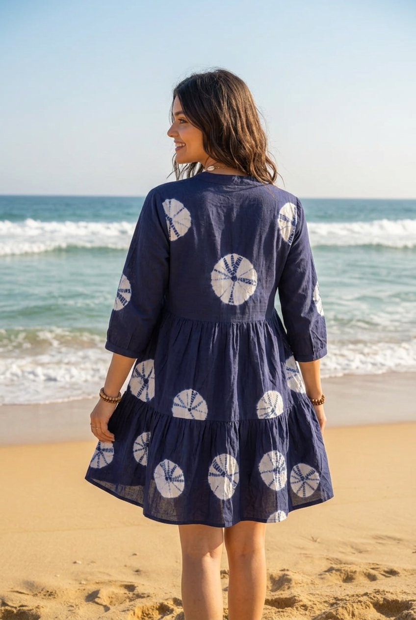 Navy Blue Short Dress