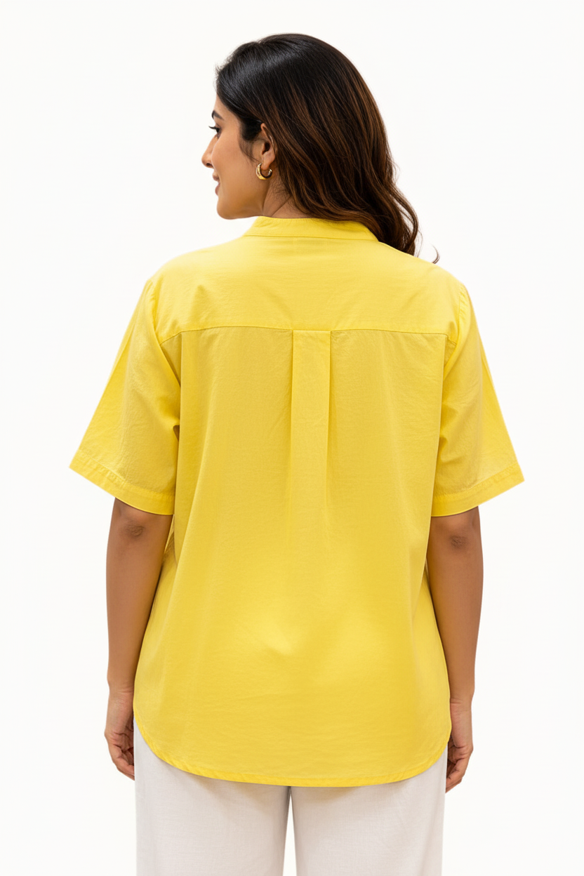 Yellow Sequin Top