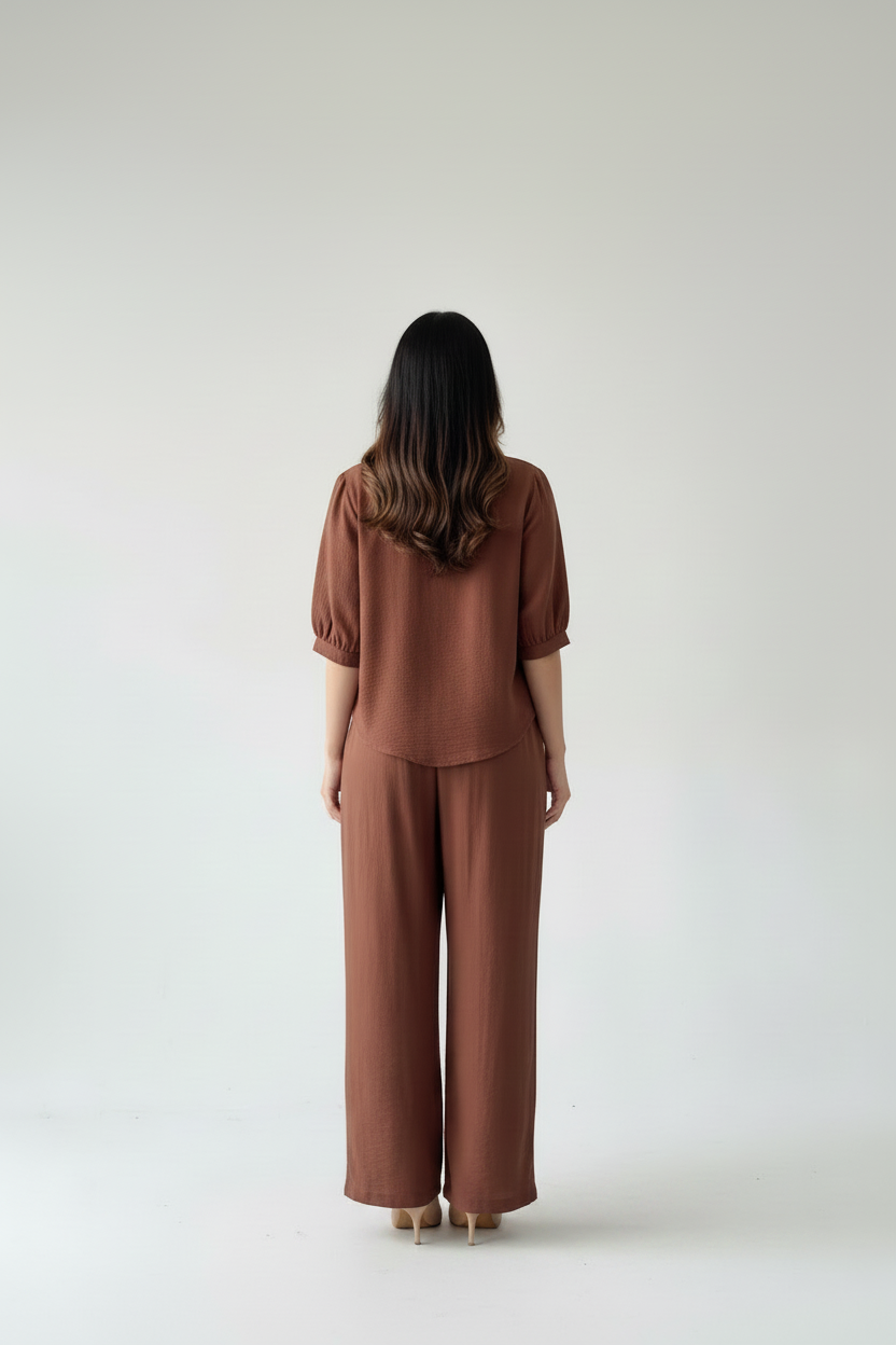 Rust Brown Co-Ord Set