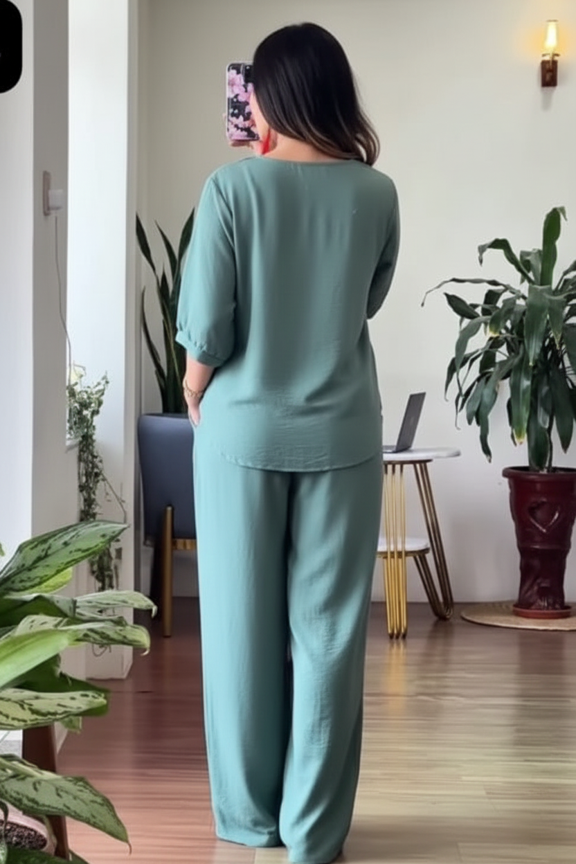 Green Co-Ord Set