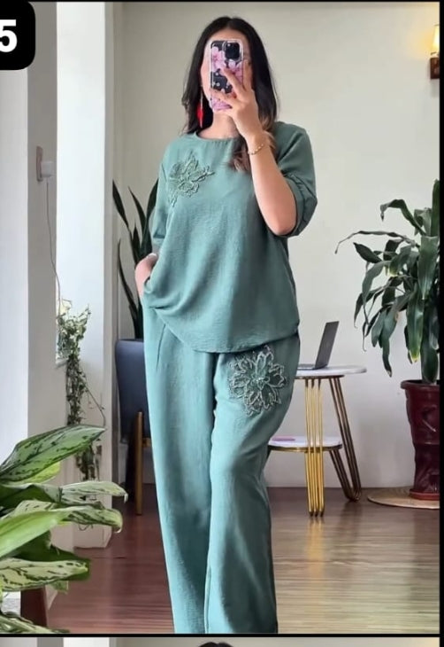 Green Co-Ord Set