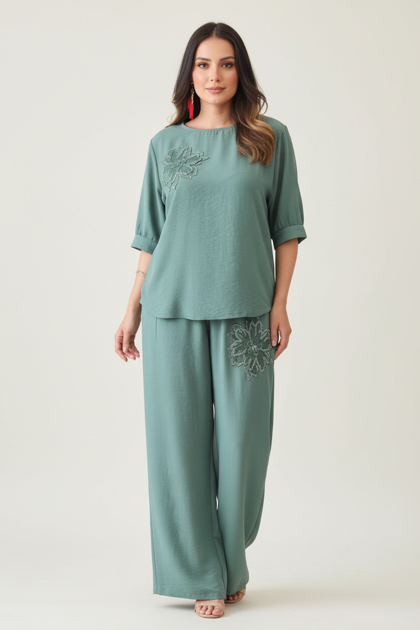 Green Co-Ord Set