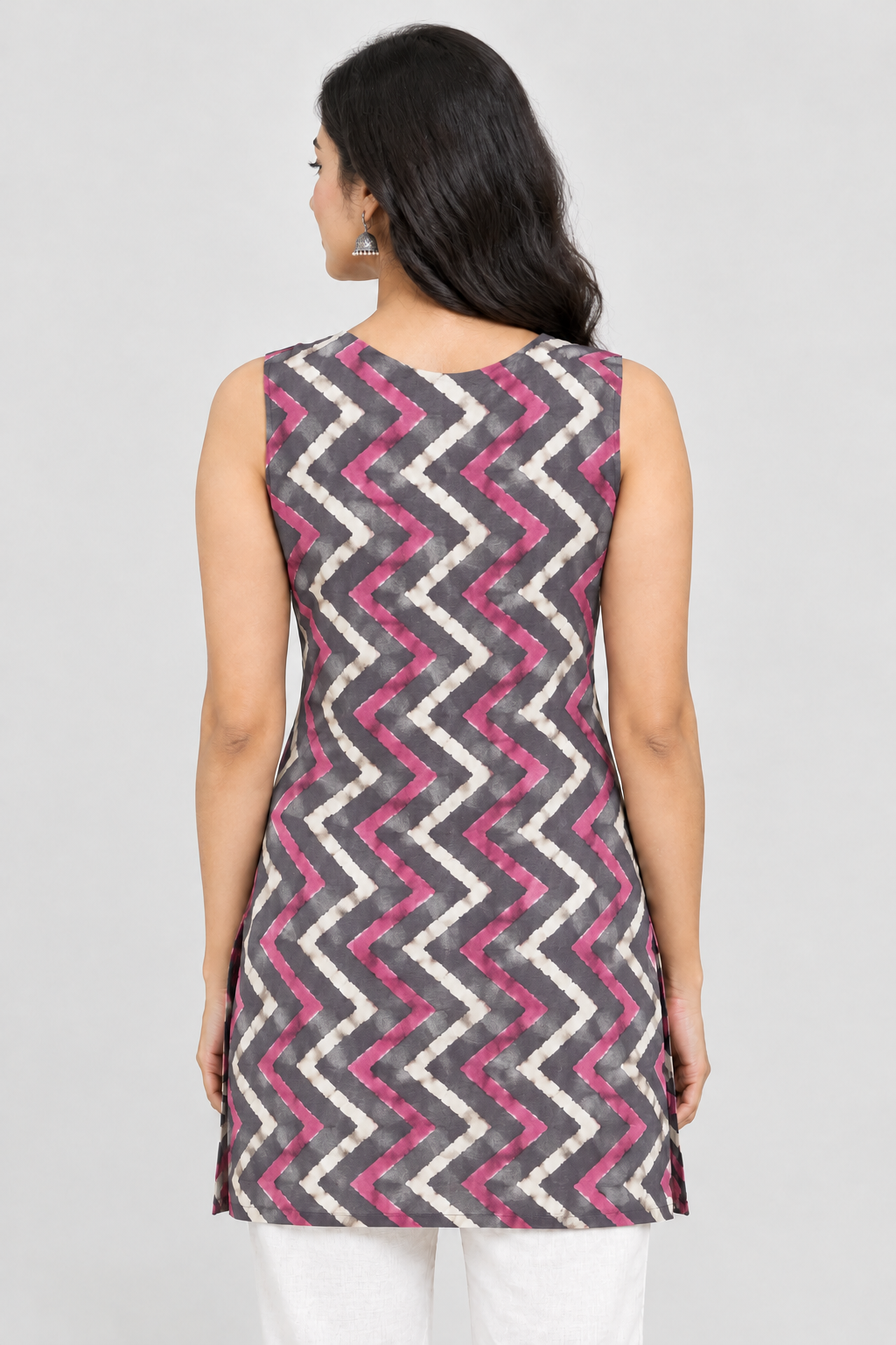Sleeveless Cotton Kurti