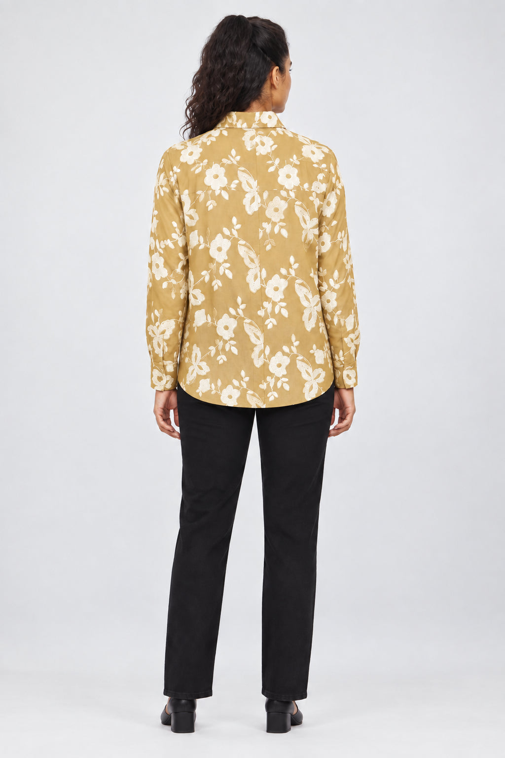 Golden Embroidered Shirt